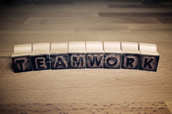 Teamwork concept view Stock photo © pedrosala