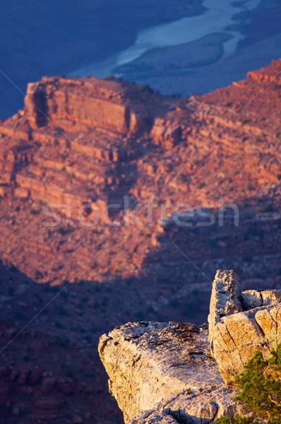 Grand Canyon parco USA luce montagna arancione Foto d'archivio © pedrosala