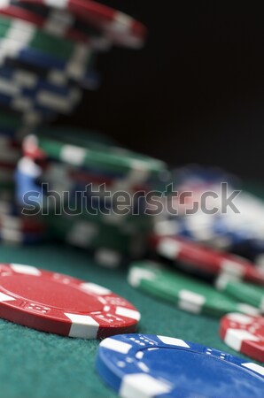 Dob zsemle kocka játék asztal kaszinó Stock fotó © pedrosala