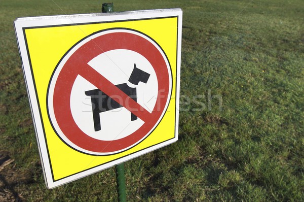 Stock photo: no dogs