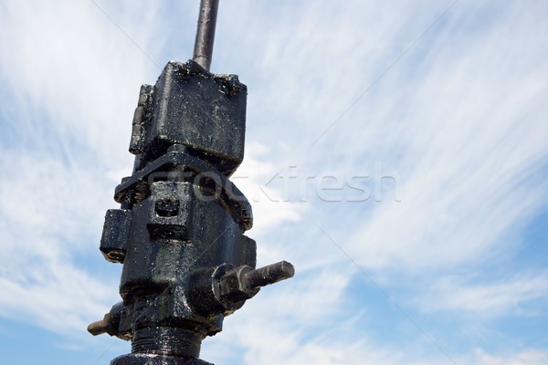Poço de petróleo la céu trabalhar indústria energia Foto stock © pedrosala