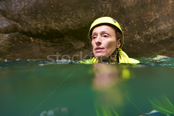 Spanyolország kanyon völgy sport természet hegy Stock fotó © pedrosala