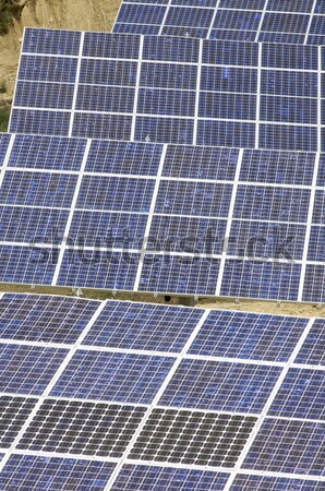 Photovoltaïque détail texture avenir propre environnement [[stock_photo]] © pedrosala