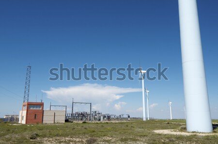 Wind energie elektrische macht productie elektrische Stockfoto © pedrosala