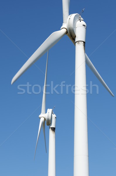 Foto stock: Viento · energía · energía · limpia · producción · eléctrica