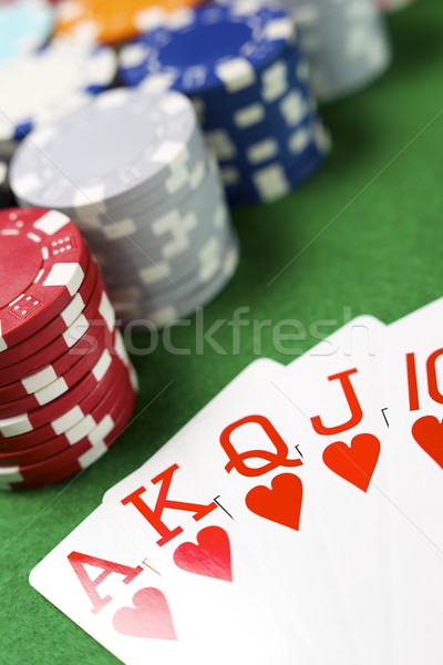 Casino vue table vert club [[stock_photo]] © pedrosala