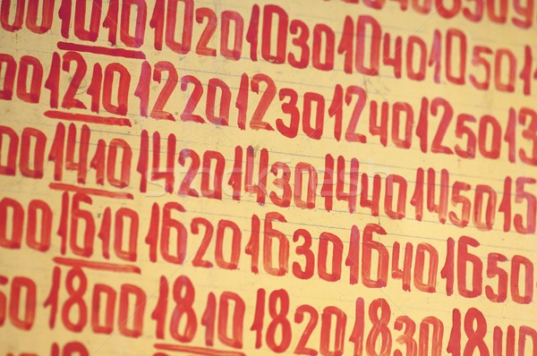 shuttle schedule Stock photo © pedrosala