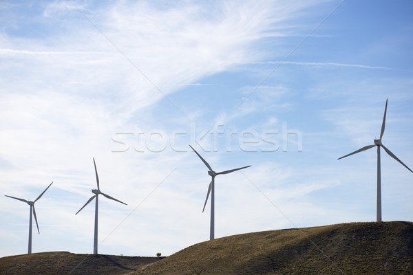 Rüzgâr enerji elektrik güç üretim teknoloji Stok fotoğraf © pedrosala