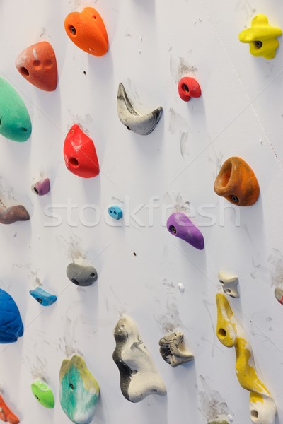Climbing wall indoor, Stock photo © pedrosala