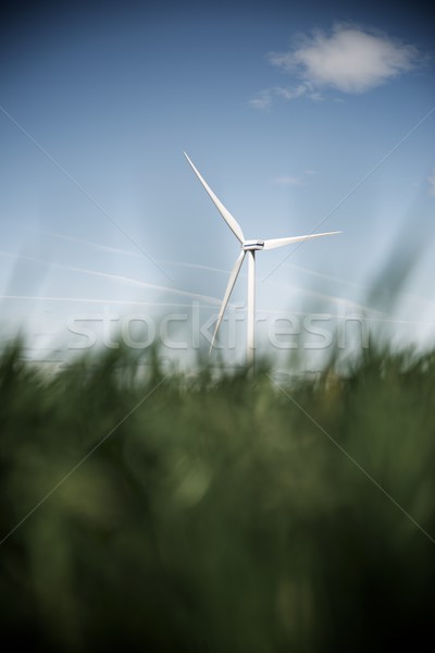 Stock photo: Wind energy concept