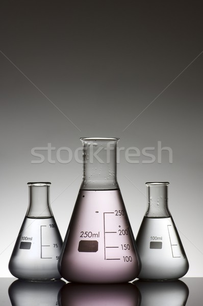 Stockfoto: Laboratorium · drie · vloeibare · witte · glas · gezondheid