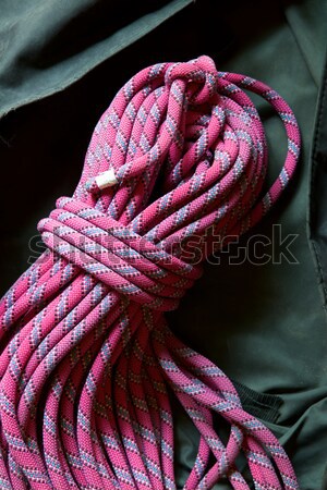 Stock photo: Climbing rope view