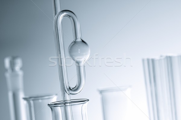 Laboratorio vetro chimica abstract gruppo Foto d'archivio © pedrosala