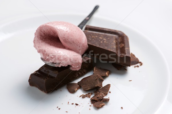 Strawberry ice cream Stock photo © pedrosala