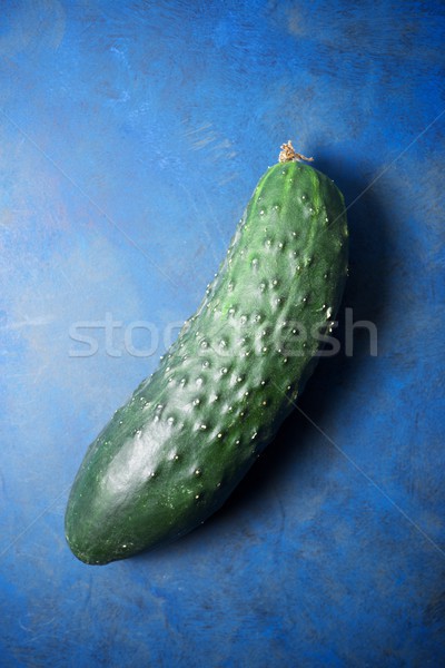 黃瓜 關閉 藍色 食品 性質 商業照片 © pedrosala