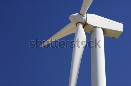 Wind energie windmolen elektrische macht productie Stockfoto © pedrosala