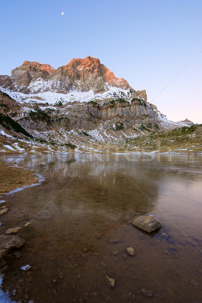 Foto stock: Montanhas · vale · parede · paisagem · montanha