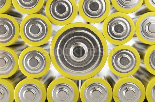 Stock photo: batteries