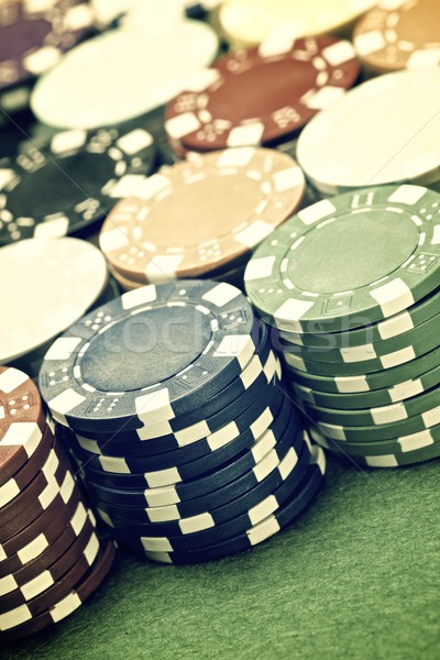Casino vue table vert succès [[stock_photo]] © pedrosala