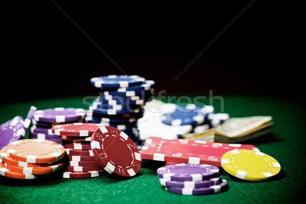 Casino tabel groene club Stockfoto © pedrosala