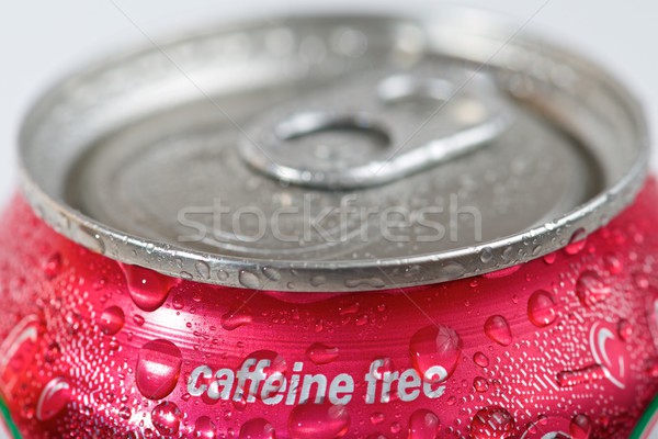 Cafeina gratuit putea sodă apă Imagine de stoc © pedrosala