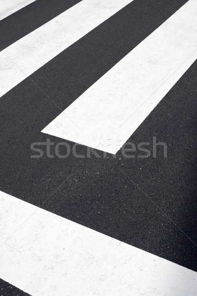 Zebra estrada rua atravessar rodovia tráfego Foto stock © pedrosala