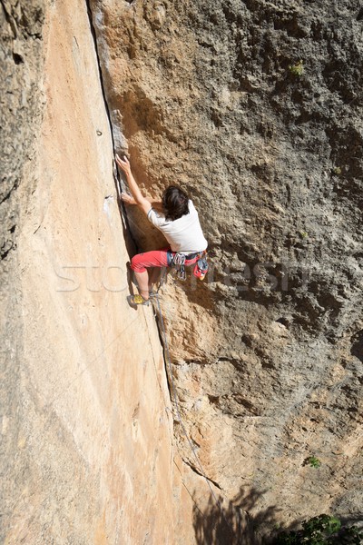 скалолазания Испания спорт горные осуществлять каменные Сток-фото © pedrosala