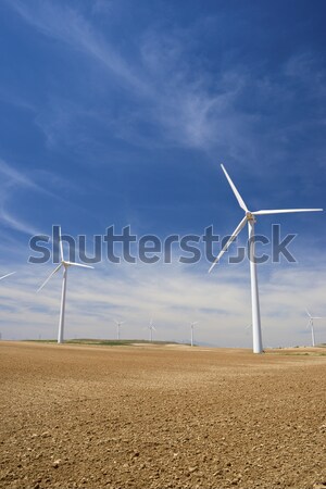ветер энергии электрических власти производства фермы Сток-фото © pedrosala