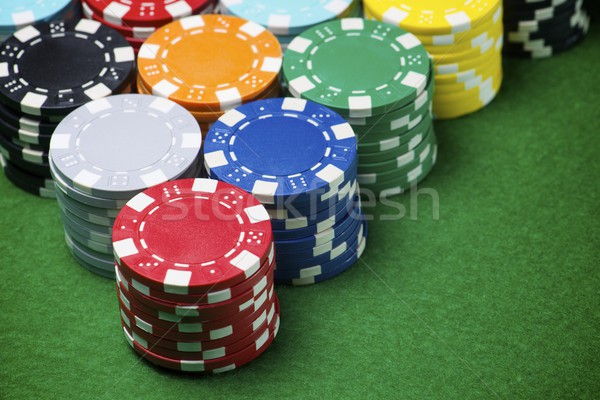 Casino tabel groene succes Stockfoto © pedrosala