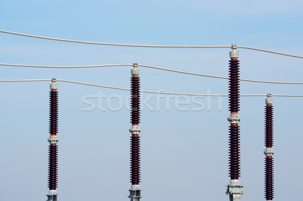 Electrical substation Stock photo © pedrosala