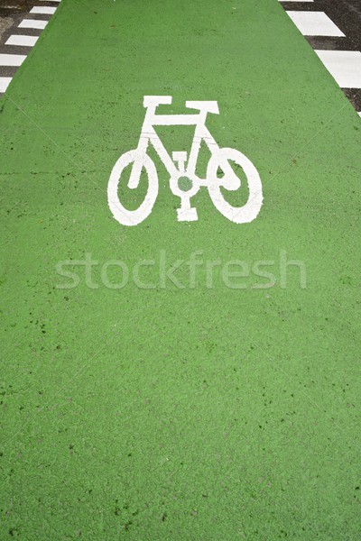 Stock photo: cycleway