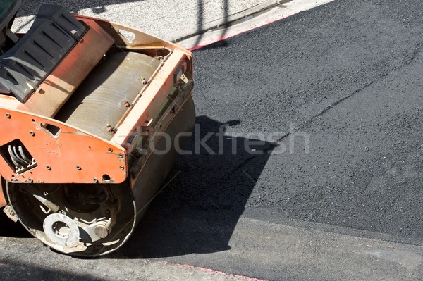 Lavoro pesante vibrazioni asfalto marciapiede strada Foto d'archivio © pedrosala