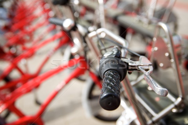 Rental bicycles view Stock photo © pedrosala