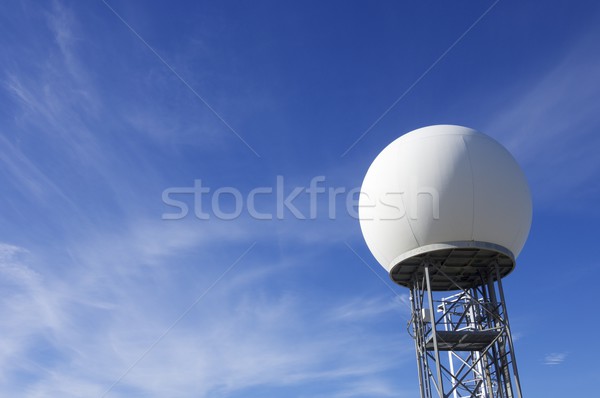 Meteo stazione view bianco sfera Foto d'archivio © pedrosala