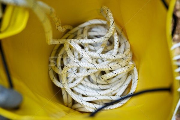 Stock photo: Climbing rope