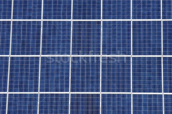Bűn közelkép hatalmas napelem kék technológia Stock fotó © pedrosala