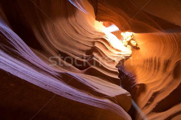 Zandsteen abstractie muren canyon usa muur Stockfoto © pedrosala