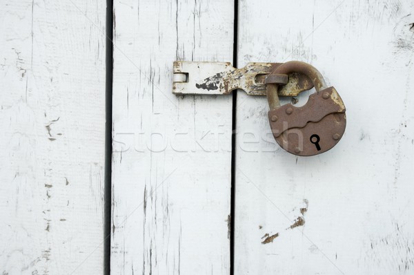 rusty lock Stock photo © pedrosala