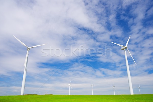 ветер энергии электрических власти производства фермы Сток-фото © pedrosala