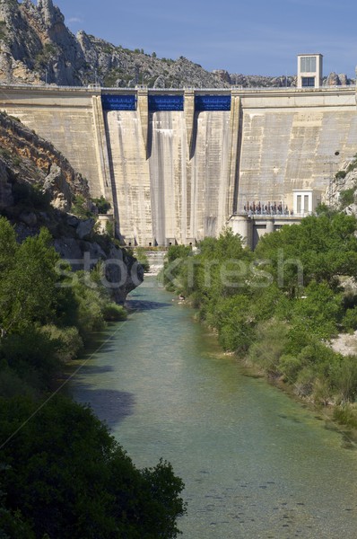 Dam view Stock photo © pedrosala