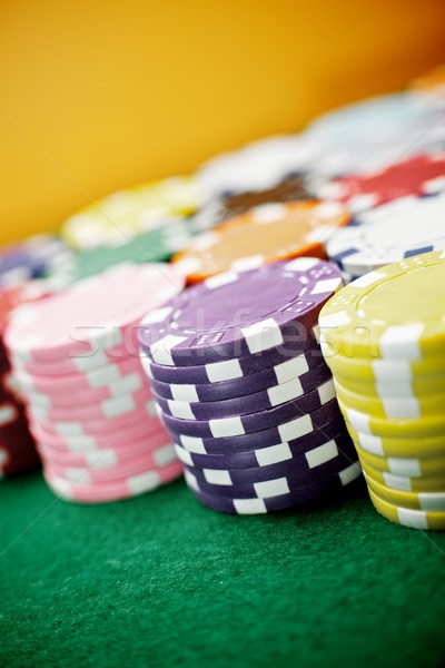 Casino vue table vert club [[stock_photo]] © pedrosala