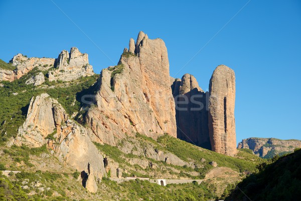 Riglos Mountains in Spain Stock photo © pedrosala