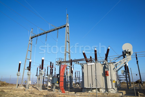 Electrical substation Stock photo © pedrosala