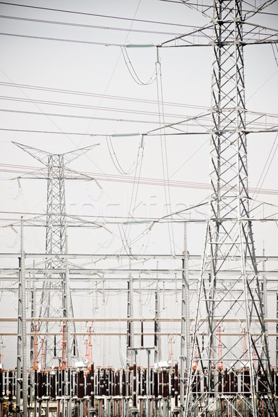 Electrical substation Stock photo © pedrosala