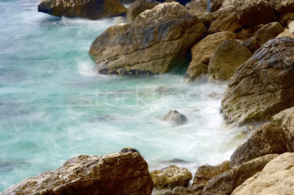 Stock foto: Küste · Felsen · Wasser · Valencia · Spanien