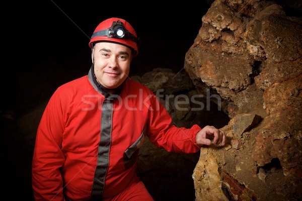 Stock photo: Caving in Spain