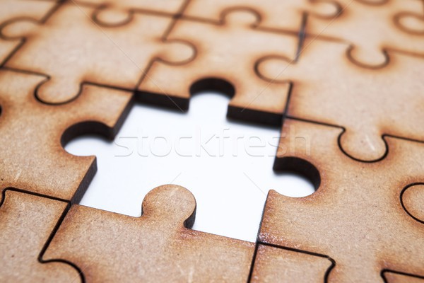 Puzzle close up Stock photo © pedrosala