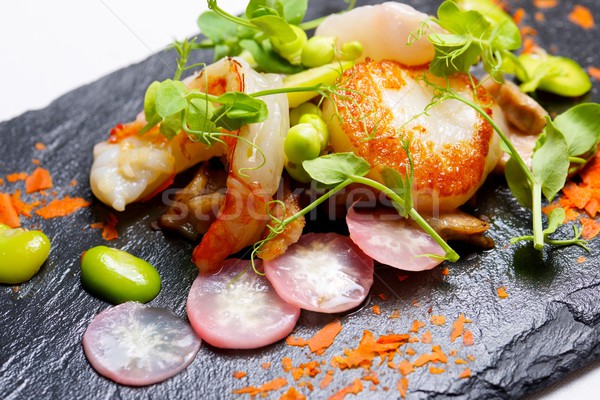 Domuz yavrusu karides gıda mutfak restoran tavuk Stok fotoğraf © pedrosala
