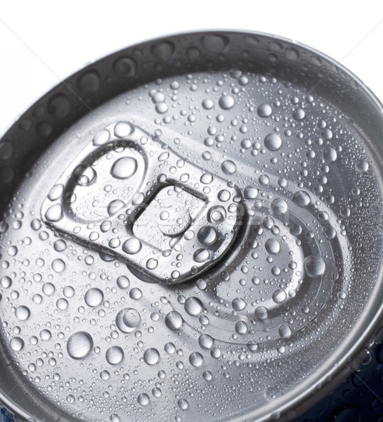 Foto stock: Soda · alumínio · lata · água · beber · vermelho