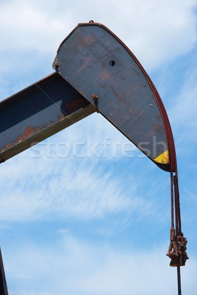 Stockfoto: Oliebron · la · hemel · werk · industrie · energie